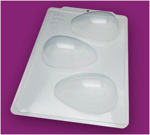 Smooth Easter Egg 250g - 3-Part Mould - BWB 3617 - Naira Cake Supplies