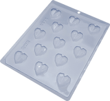 Bonbon Geometric Heart Chocolate Mould Simple - BWB 9835 - Naira Cake Supplies
