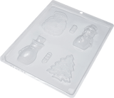 Simple Chocolate Mould Snowman BWB153 - Naira Cake Supplies