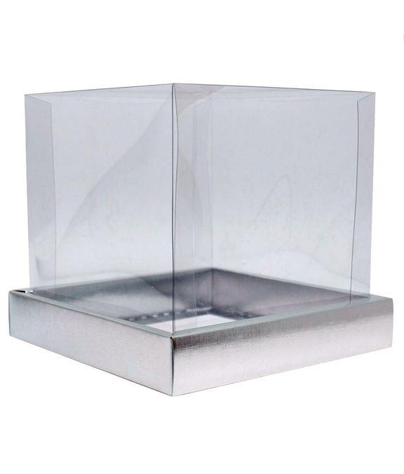 Package Panettone Box  - SILVER 10 Unid. - Naira Cake Supplies