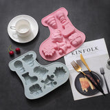 Christmas Characters Silicone Boots Mould - Naira Cake Supplies