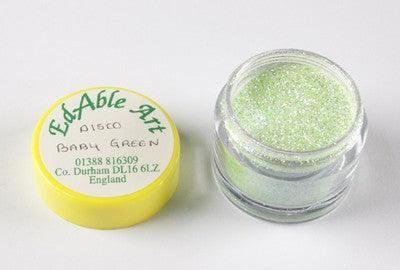Disco Decorating Glitter - Baby Green - Naira Cake Supplies