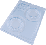 Christmas Wreath Chocolate Mould in 3 Parts BWB 10234 - Naira Cake Supplies