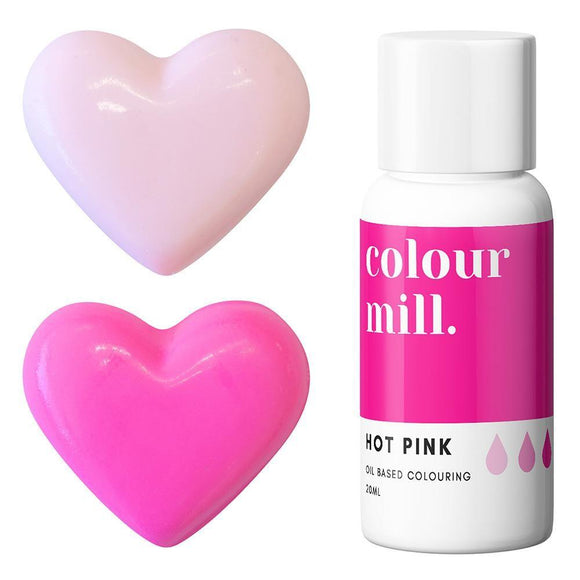 Colour Mill Hot Pink Oil Based Concentrated Colouring 20ml - Naira Cake Supplies