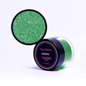 FestGlitter Green -8.5g - Naira Cake Supplies