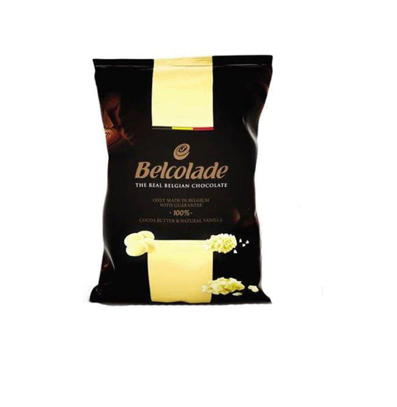 Belcolade White Chocolate 1KG - Naira Cake Supplies