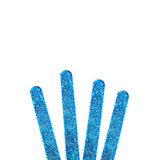 Fest Glittery Blue Acrylic Popsicle Sticks 10 Pack - Naira Cake Supplies