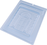Christmas Door Tablet Chocolate Mould in 3 Parts BWB 10236 - Naira Cake Supplies