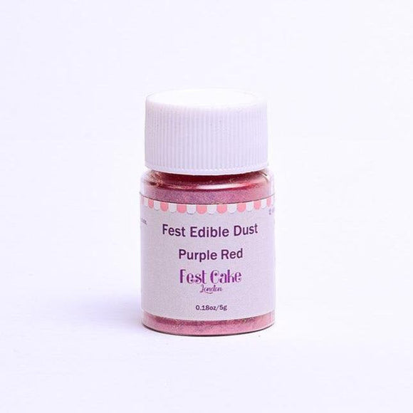 Fest Edible Lustre Dust Purple Red - 8.5g - Naira Cake Supplies