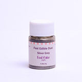 Fest Edible Lustre Dust Silver Grey - 8.5g - Naira Cake Supplies