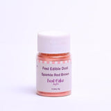 Fest Edible Lustre Dust Sparkle Red Brown - 8.5g - Naira Cake Supplies