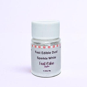 Fest Edible Lustre Dust Sparkle White - 8.5g - Naira Cake Supplies
