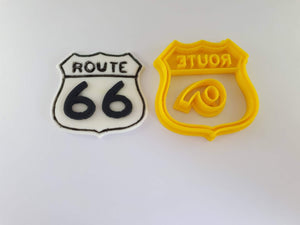 Route 66 Fest Cookie Cutter 5.5cm - Naira Cake Supplies