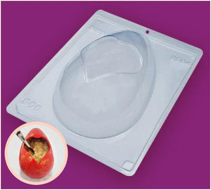 Big Open Heart Egg 500g Chocolate Mould in 3-Part - BWB 9584