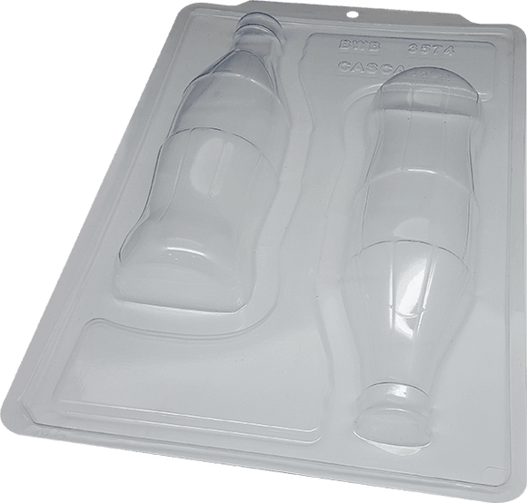 Bottle 600ml Chocolate Mould in 3-Part - BWB 3574