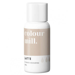 Colour Mill Latte Oil Based Concentrated Colouring 20ml - Naira Cake Supplies