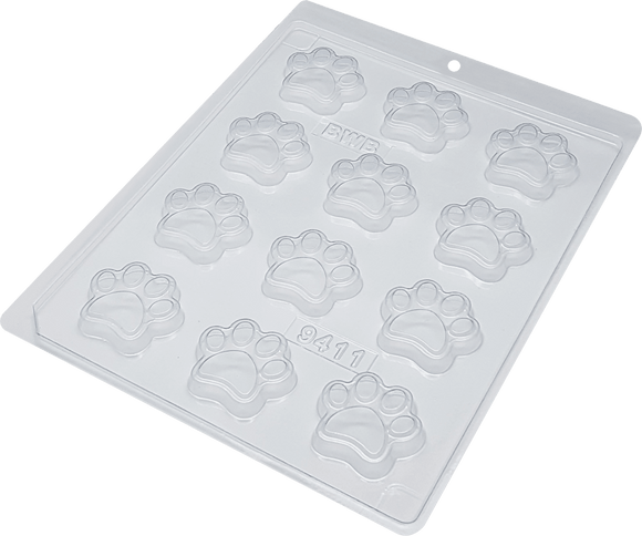 Dog Paw Candy Chocolate Mould in BWB 9411 - Naira Cake Supplies