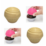 Cupcake Box with Lid Chocolate Mould - 3-Part - BWB 26 - Naira Cake Supplies