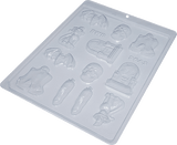 Halloween Chocolate Mould - Simple- BWB 9643 - Naira Cake Supplies