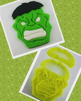 Hulk Fest Cookie Cutter 5cm - Naira Cake Supplies