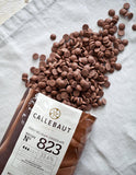 Callebaut Milk Chocolate Callets 33.6%.   PESO 1KG - Naira Cake Supplies
