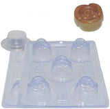 Rose Chocolate Mould in 3-Part - BWB 9420 - Naira Cake Supplies