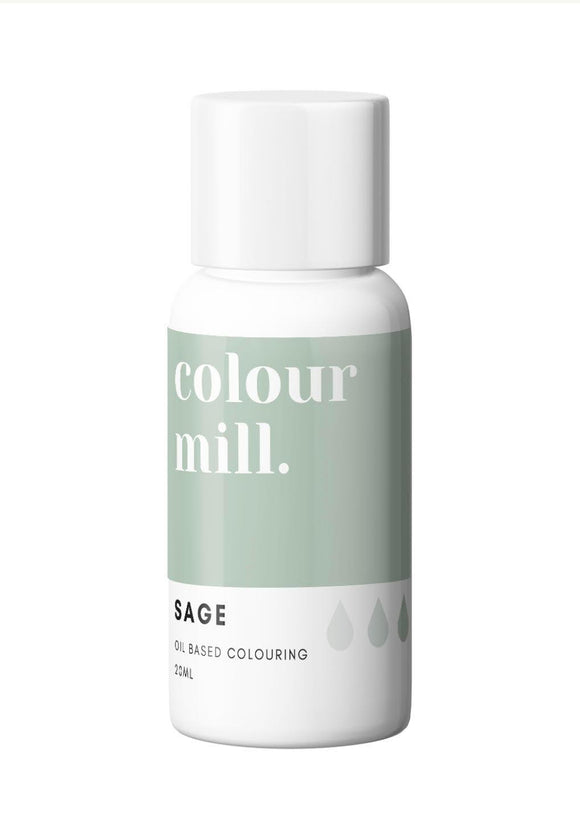 Colour Mill Sage Oil Based Concentrated Colouring 20ml - Naira Cake Supplies